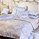 義大利La Belle 絢藍之光 加大四件式純棉被套床包組MIT product thumbnail 1