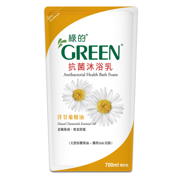 綠的GREEN 抗菌沐浴乳-洋甘菊精油700ml*1