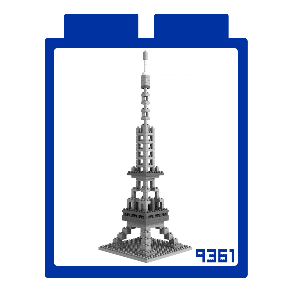 LOZ 鑽石積木 9361 巴黎鐵塔 益智玩具