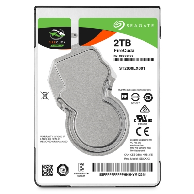 Seagate 火梭魚 FireCuda 2.5吋  2TB SSHD 混合碟