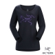Arcteryx 始祖鳥 24系列 女 有機棉長袖T恤 黑 product thumbnail 2