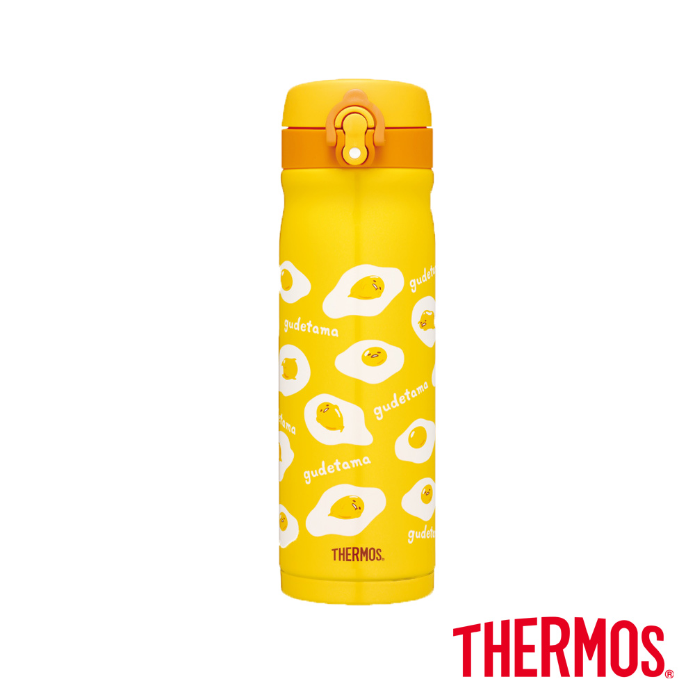 THERMOS 膳魔師x蛋黃哥 不鏽鋼真空保溫瓶0.5L