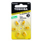 TOSHIBA 東芝 PR70/S10/A10/10 空氣助聽器電池(1卡6入) product thumbnail 1