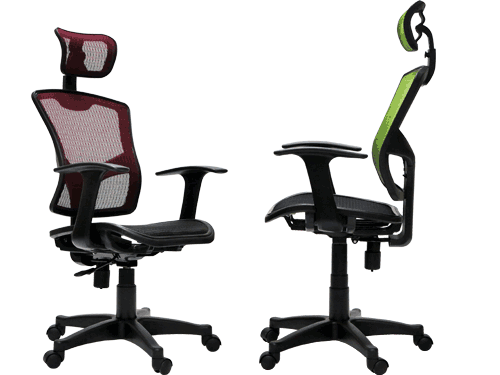 【NICK】靠枕韌性全網辦公椅/電腦椅(三色)