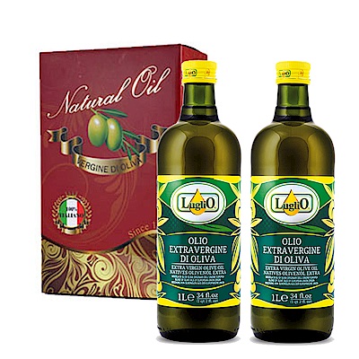 LugliO 義大利羅里奧經典特級初榨橄欖油禮盒組(1000mlx2入)