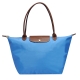 LONGCHAMP 長提把尼龍水餃包(大-蔚藍色) product thumbnail 1