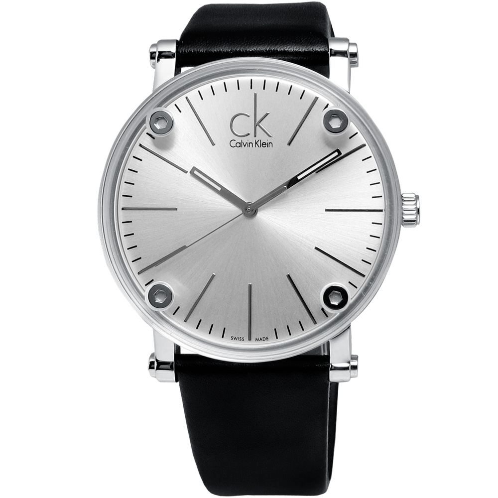 cK Cogent 魔幻透視設計美學限量腕錶-銀面/43mm