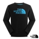 The North Face 男 LOGO 長袖圓領衫 黑 product thumbnail 1