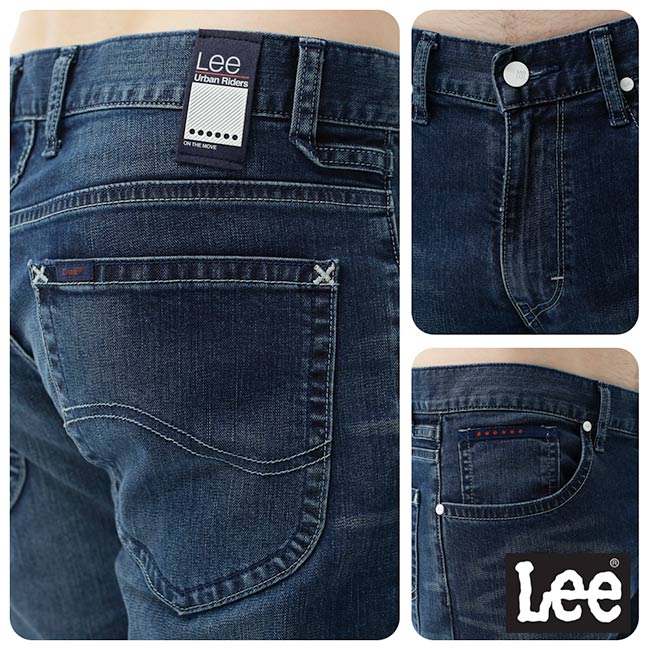 Lee 牛仔褲Jade Fusion冰精玉石 726中腰標準刷色小直筒