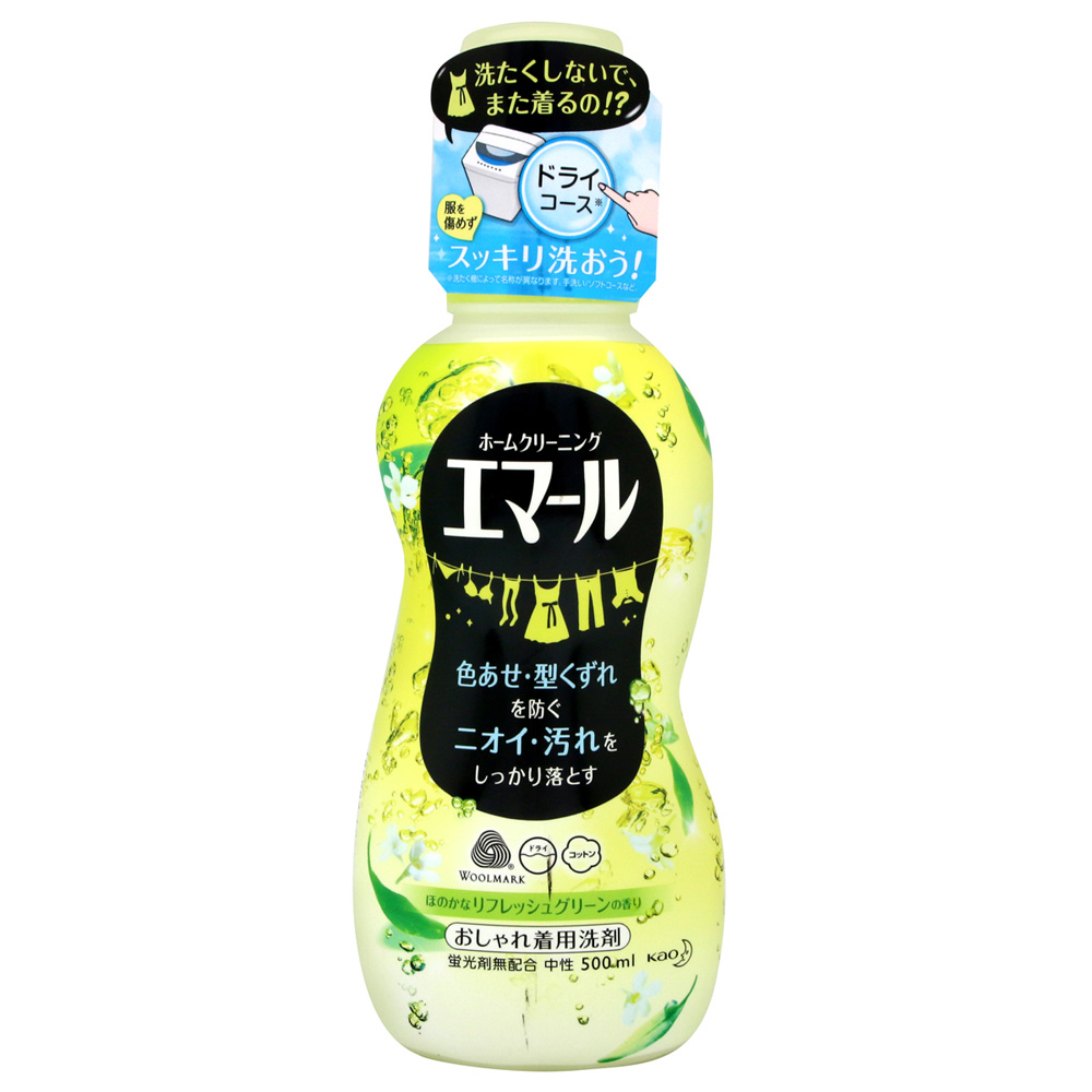 Kao花王 emal防縮洗衣精-植物香氛(500ml)