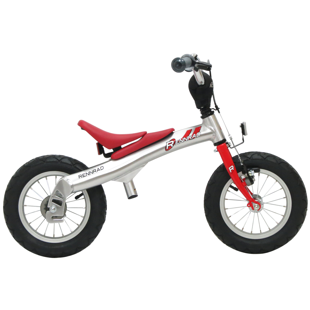 RENNRAD 鋁合金變形滑步車/腳踏車兩用童車12吋 紅
