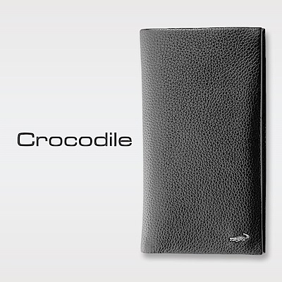 Crocodile 自然摔紋軟皮長夾  0103-695101