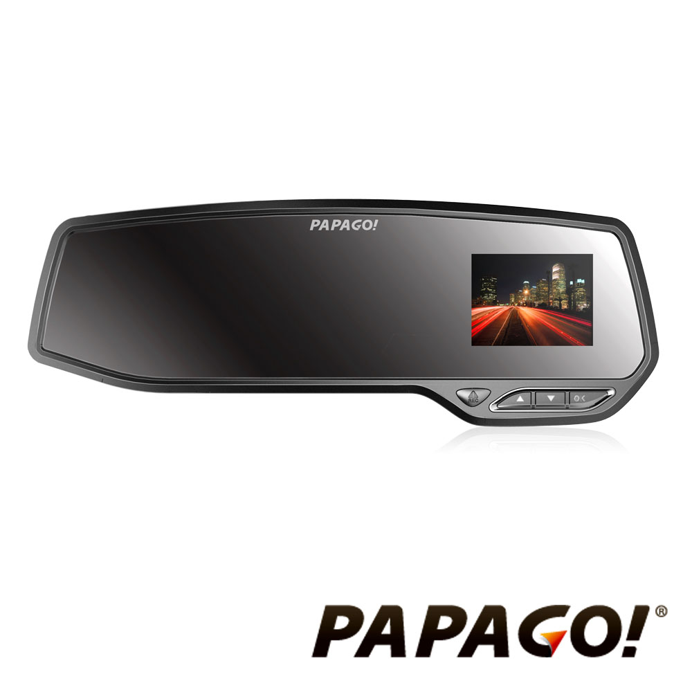 [快]PAPAGO! GoSafe 372 Full HD GPS後視鏡行車記錄器