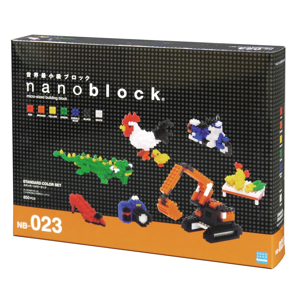 NanoBlock迷你積木 - 彩色基本組 NB023