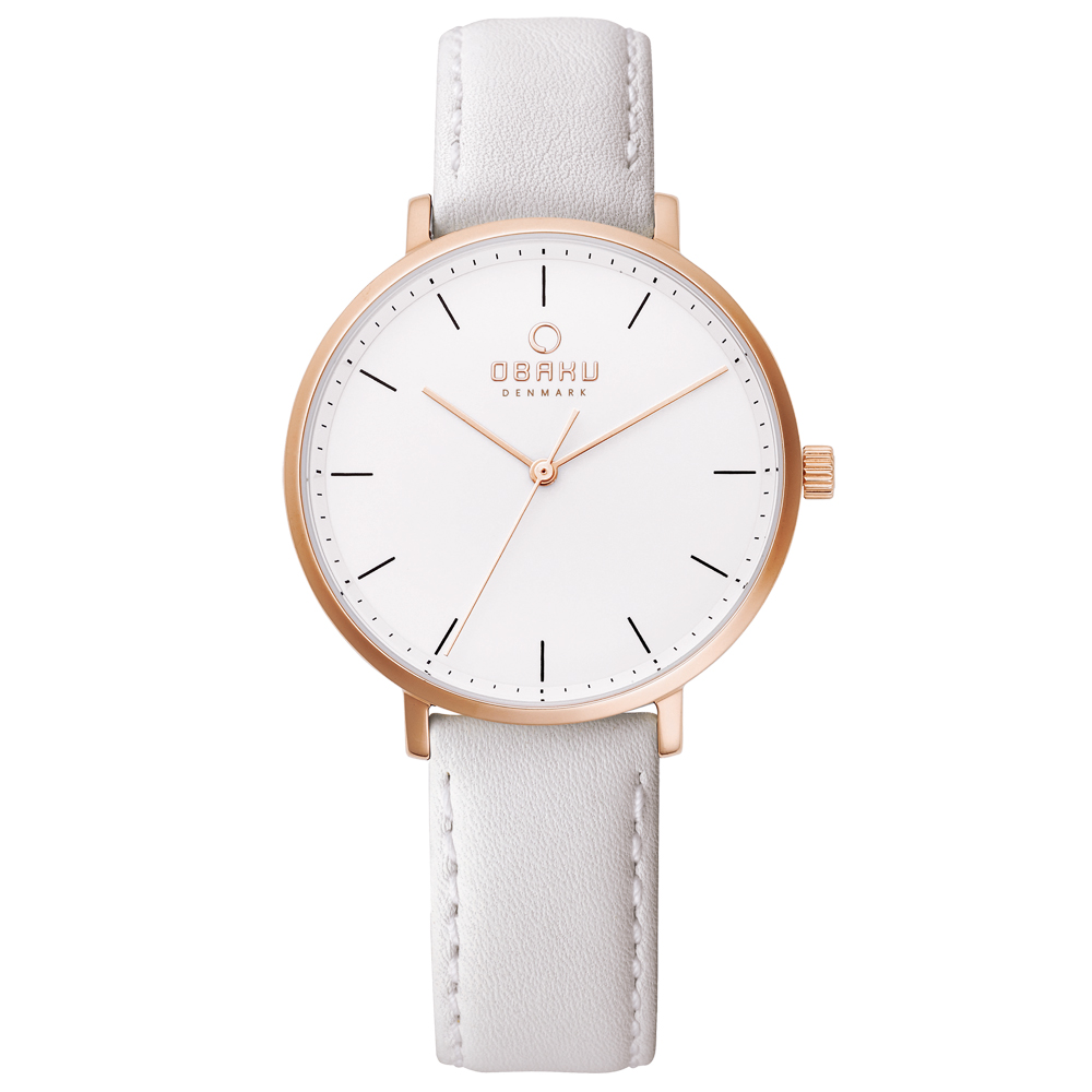 OBAKU 細膩美學時尚腕錶-V186LXVWRW/37mm