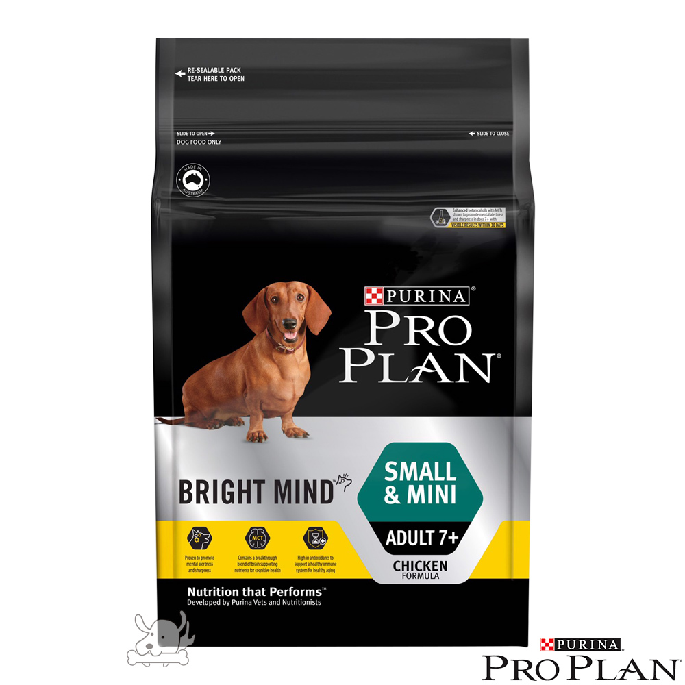 Pro Plan冠能 小型及迷你熟齡犬7+MCT活齡配方 2.5kg X 1包