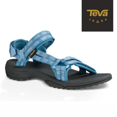 TEVA 美國 女 Terra Fi 經典緹花織帶涼鞋 (藍)