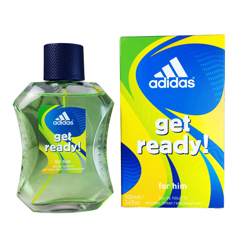 Adidas愛迪達 Get Ready 預備森巴男性淡香水(100ml)