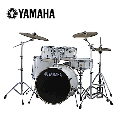 YAMAHA Stage Custom 爵士鼓組 典雅白色款