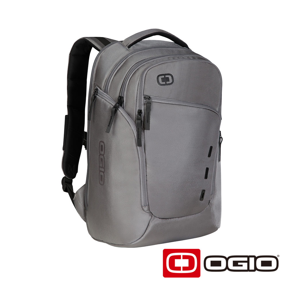 OGIO NEWT II 17 吋 曲線雙層電腦後背包-銀灰色