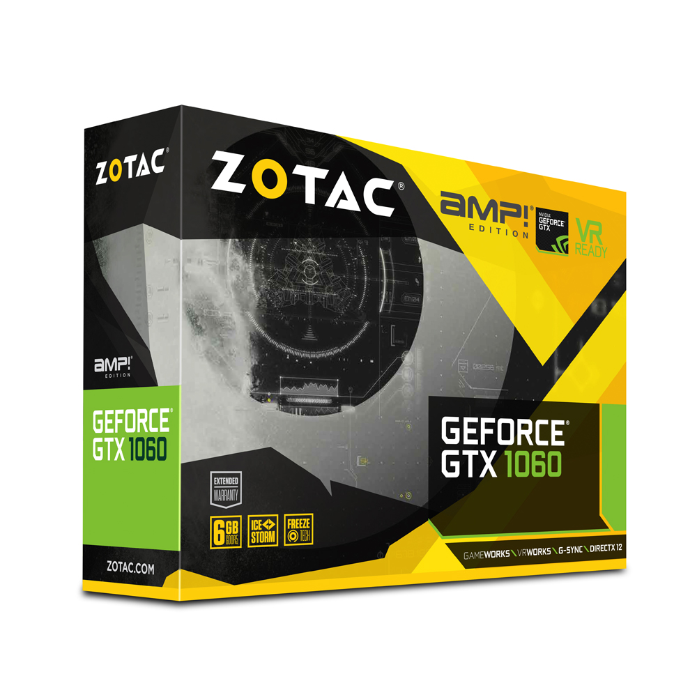 ZOTAC 索泰GTX 1060 AMP! Edition 6G顯示卡| GTX 1050 Ti | Yahoo奇摩