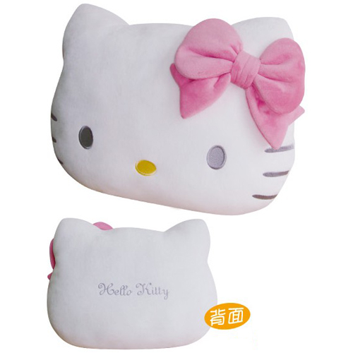 【享夢城堡】Hello Kitty頭型抱枕
