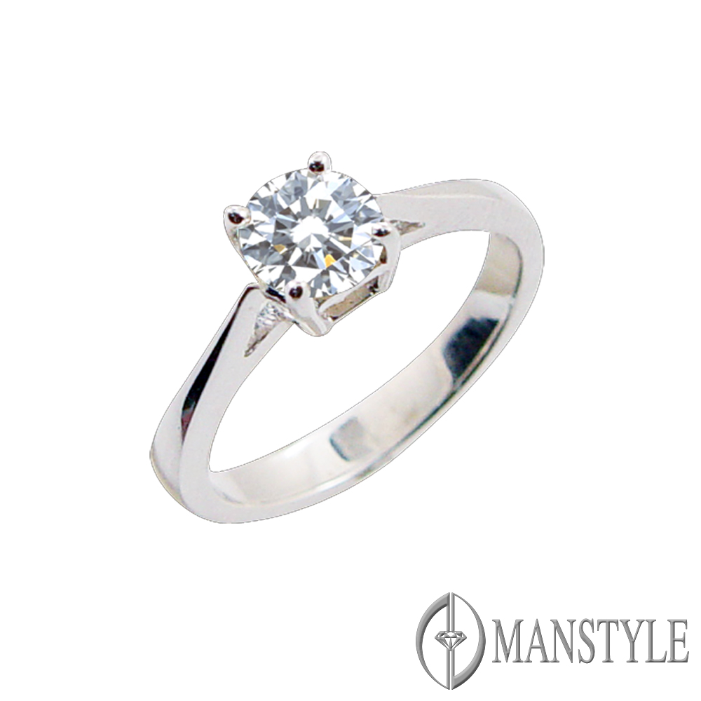 MANSTYLE「四方納福」0.50ct 八心八箭鑽戒