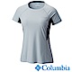 Columbia 哥倫比亞 女款-涼感快排野跑短袖上衣-灰藍色 UAR19620GL product thumbnail 1
