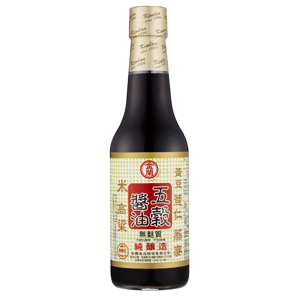 金蘭 五穀醬油(500ml)