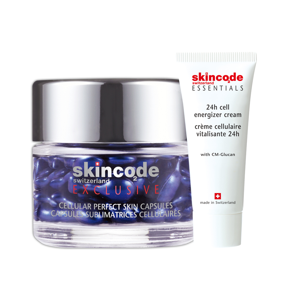 skincode仕馨蔻德 24h新肌活膚霜25ml+ACR活顏美肌精華膠囊(45顆)