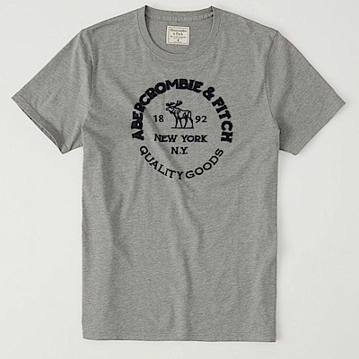 AF a&f Abercrombie & Fitch 短袖 T恤 灰色 11113