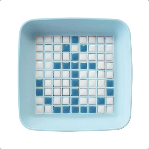 Sceltevie 馬賽克拼貼置物盒(藍)