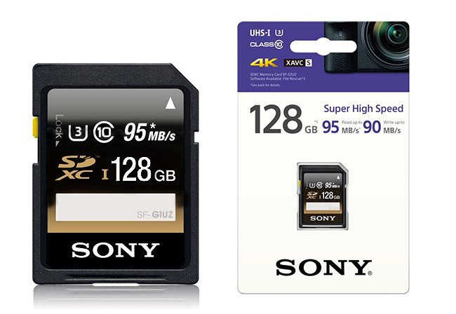 SONY SDXC UHS-I U3 95MB/s 128GB 極速記憶卡