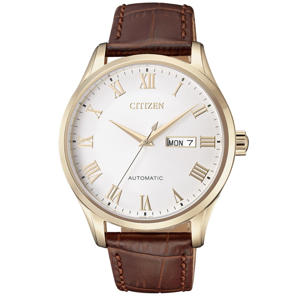 CITIZEN 極簡紳士風機械輕薄特別款(NH8363-14A)-40mm