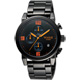 VOGUE 嶄新系列品味計時腕錶-黑x橘/42mm product thumbnail 1