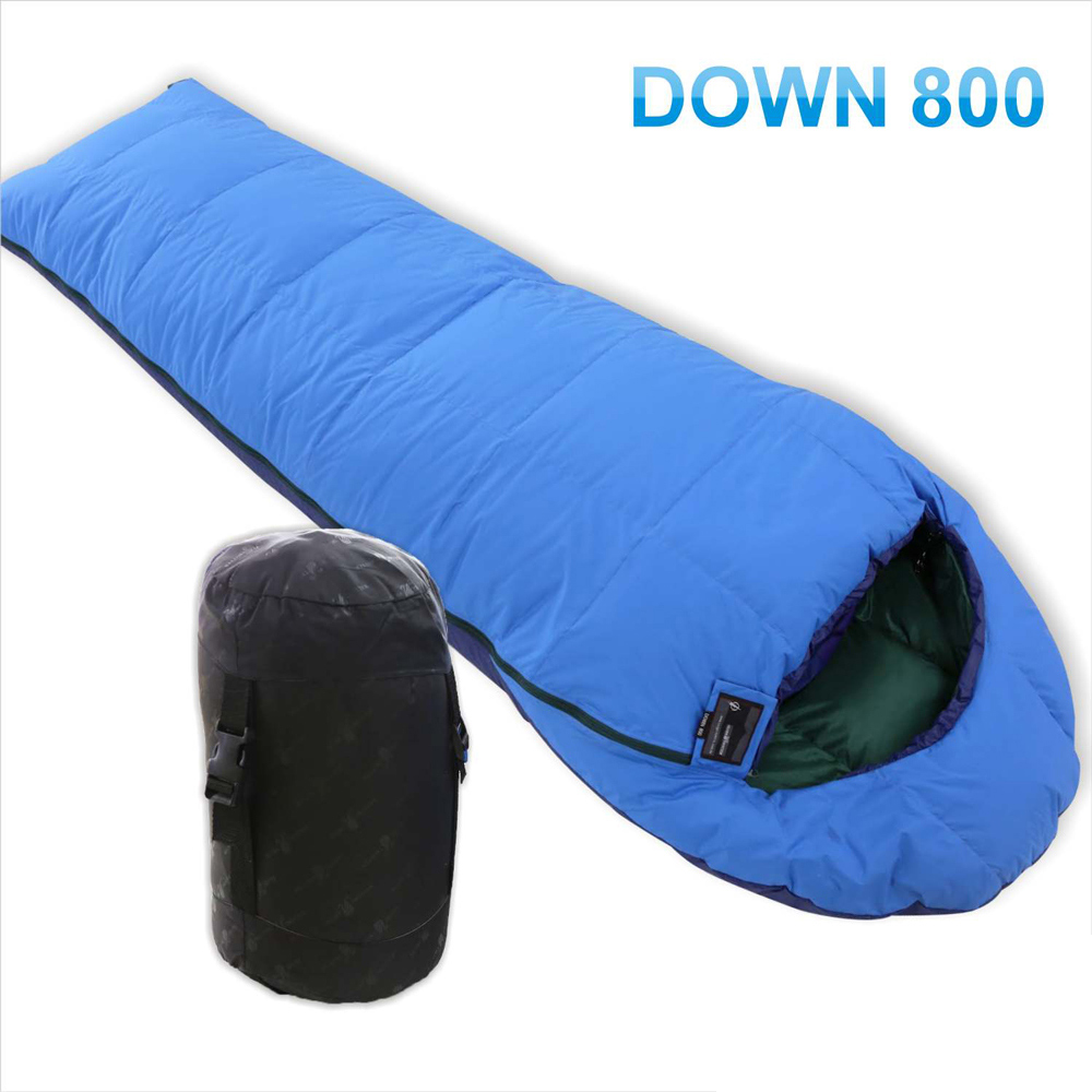 【遊遍天下】MIT台灣製保暖防風防潑水羽絨睡袋_D800(1.55KG)