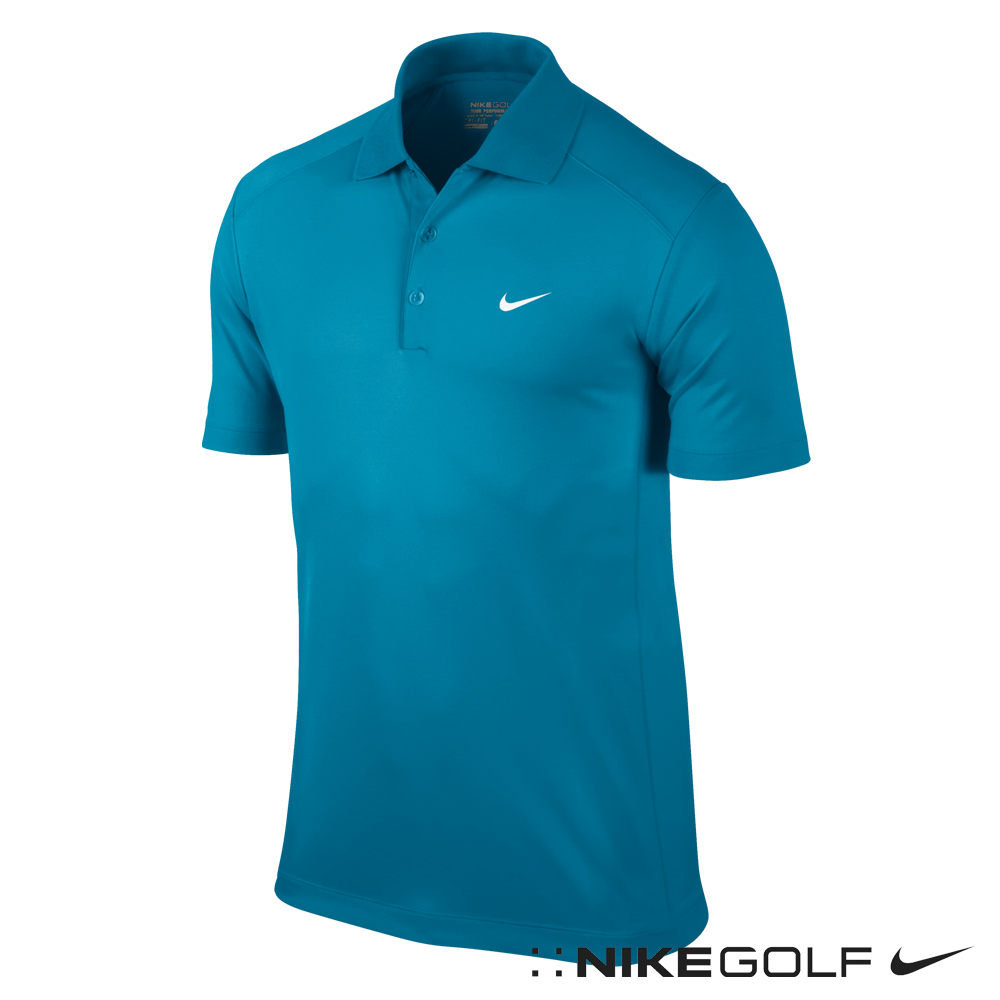 Nike Golf 休閒快速排汗Polo衫-湖水藍523305-413