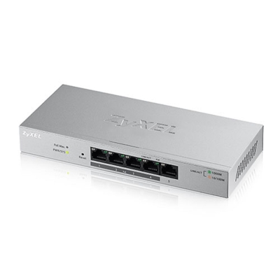 ZyXEL合勤 GS-1200-5HP 5埠GbE網頁管理型PoE交換器