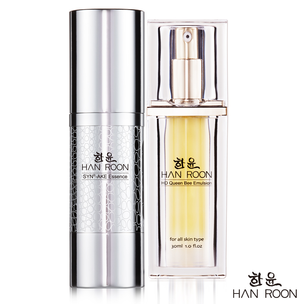 HANROON韓潤 HD黃金六角童顏蜂后精萃30ml (單品77折再送水漾光精華30ml)