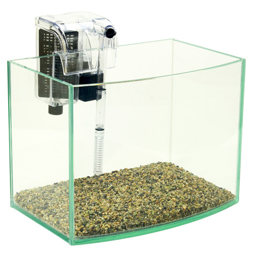 《清新風格》8吋海灣型玻璃水族箱套缸+專用過濾器（台灣缸）