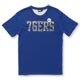 NBA-費城76人隊豹紋繡印短袖T恤-藍(男) product thumbnail 1