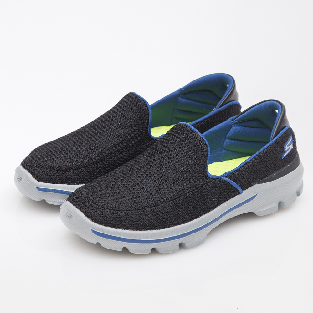 SKECHERS (童) 男童系列 GO WALK 3-95692LBKRY