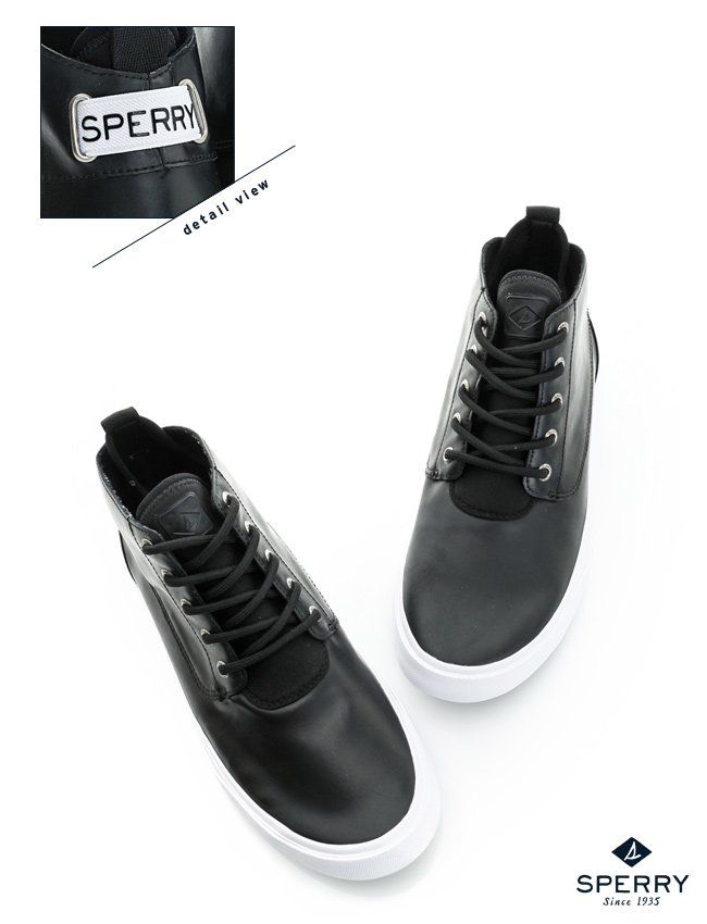 SPERRY 帥氣必備輕量化防水靴(男)-黑