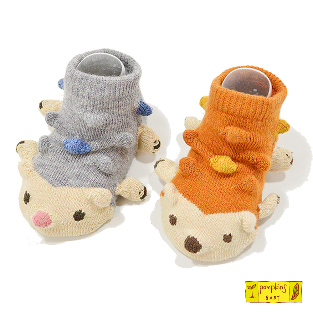 Pompkins Baby日本3D小刺蝟造型襪子(兩種款式)
