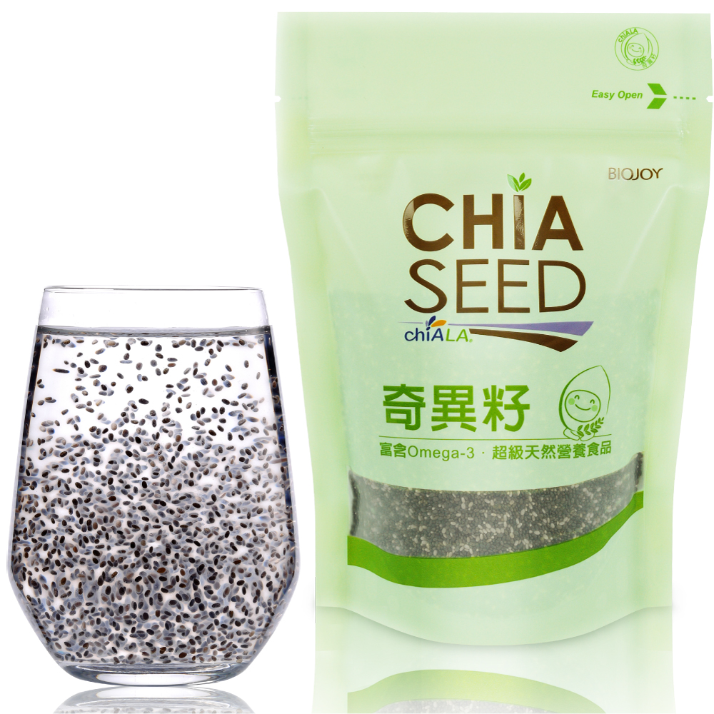 《BioJoy百喬》奇異籽(奇亞籽)_南美chia seed鼠尾草子領導品牌 x3入