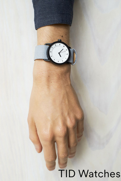 TID Watches No.1 White 白x淡藍/40mm