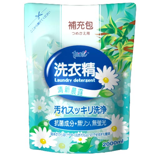 TAIREI 清新晨露洗衣精補充包2000ml