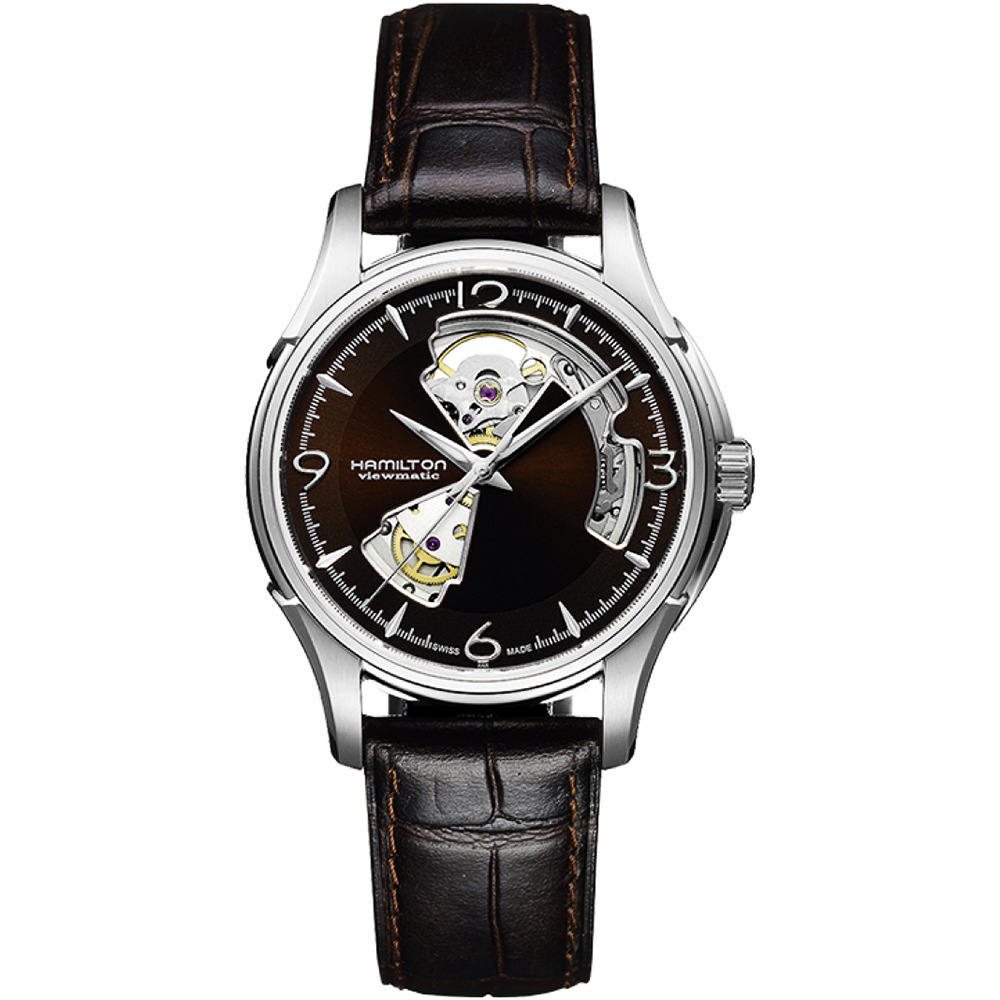 HAMILTON JAZZMASTER 鏤空機械腕錶 H32565595