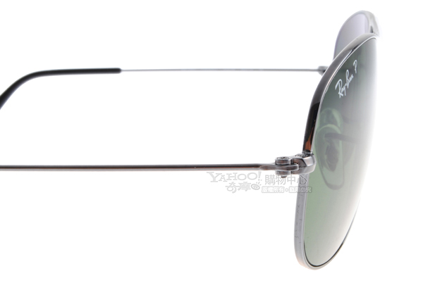 RAY BAN太陽眼鏡 經典品牌/槍銀-綠色#RB3362 00458偏光