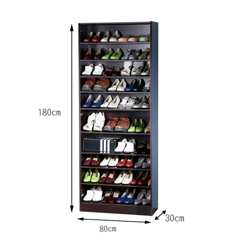威尼斯鏡面加寬型雙門高鞋櫃-寬80公分(2色)